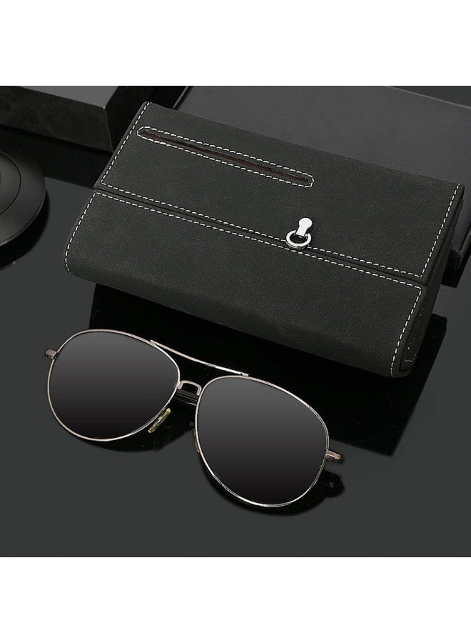 ECVV Car Sunglass Case, Car Visor Sunglasses Holder with Hidden Magnetic Closure, Car Interior Eyeglasses Box, Extra Storage Sleeve, Glasses Clip Protective Storage Car Accessories to All Car-Black - Image 5