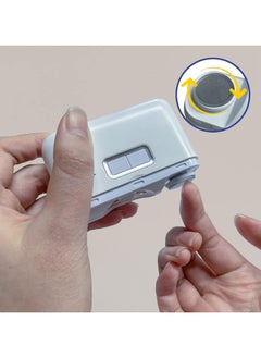 Youque 2 in 1 Rechargeable Electric Nail Clipper/Nail File/Nail Cutter for Elderly Adults, Caregivers, Kids White  - Image 2