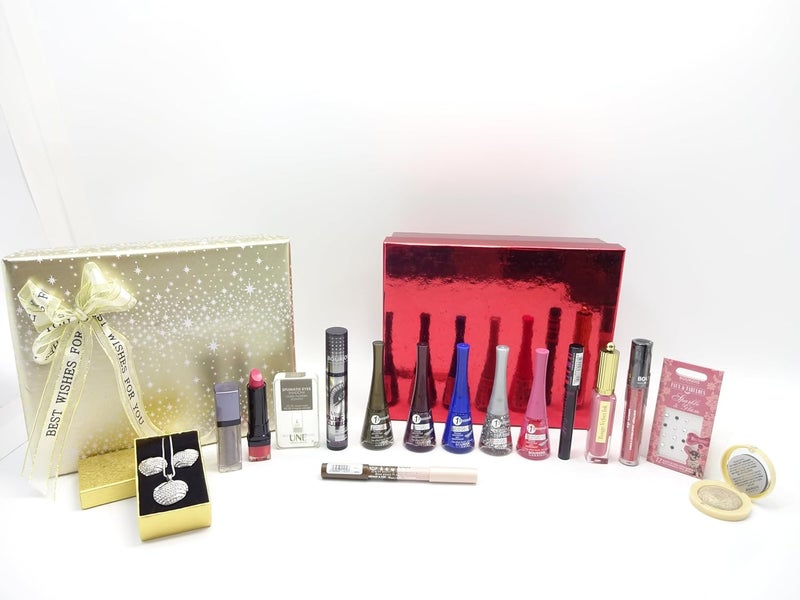Bourjios Limited Edition 15pc Make Up Gift Set Free Crystal Pendent Studs Set Gift Wrapped