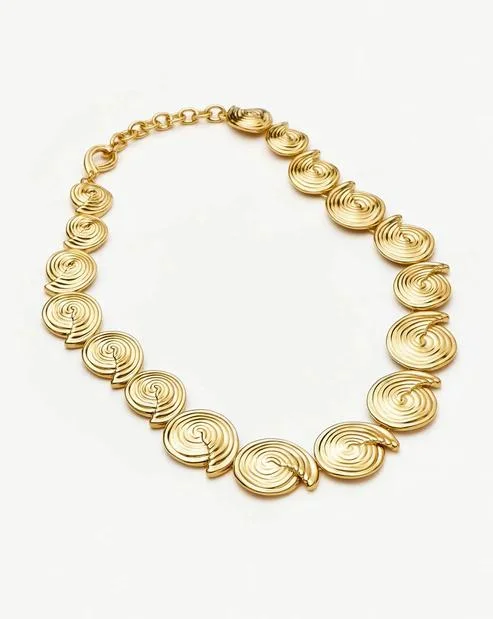 Missoma Bezel-Set Link Chain Necklace