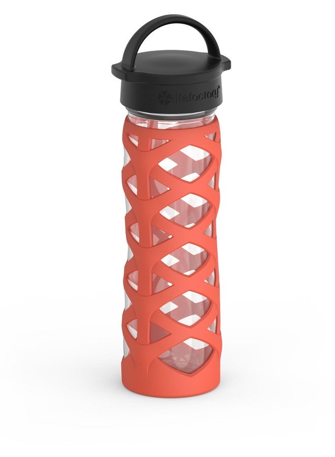 لايف فاكتوري زجاجة لايف فاكتوري سعة 16 أونصة بغطاء كلاسيكي حلزوني ذهبي برتقالي - Image 4