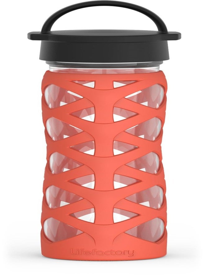 لايف فاكتوري زجاجة لايف فاكتوري سعة 16 أونصة بغطاء كلاسيكي حلزوني ذهبي برتقالي - Image 2