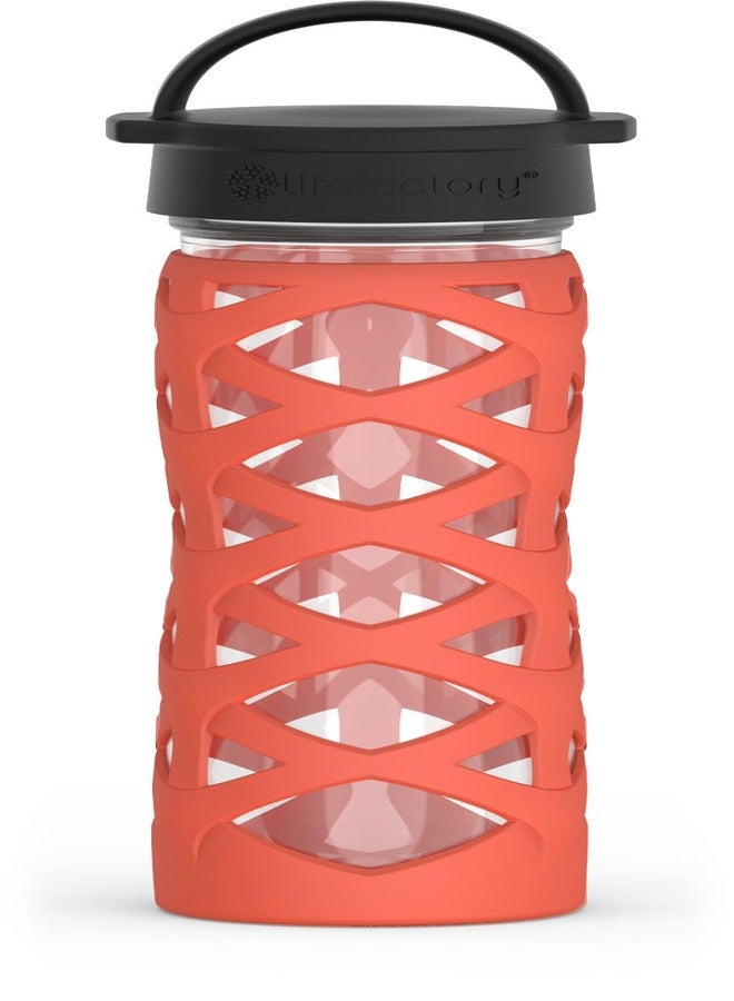 لايف فاكتوري زجاجة لايف فاكتوري سعة 16 أونصة بغطاء كلاسيكي حلزوني ذهبي برتقالي - Image 1