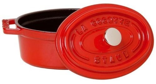 staub La Cocotte Oval 40509-857 Pico Cocotte Oval Cherry, 11.4 inches (29 cm), Large, Both Handed Castings, Enameled Pot, Induction Compatible, Japanese Authentic Product - Image 2