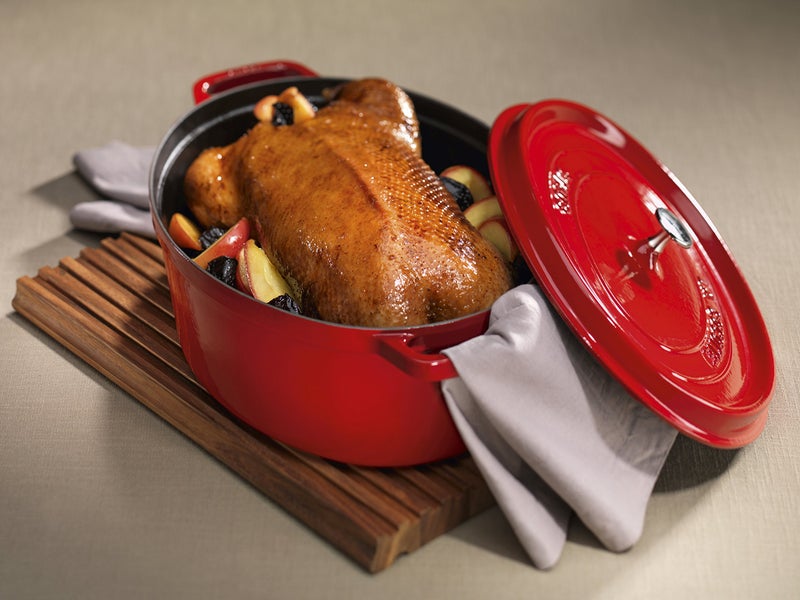 staub La Cocotte Oval 40509-857 Pico Cocotte Oval Cherry, 11.4 inches (29 cm), Large, Both Handed Castings, Enameled Pot, Induction Compatible, Japanese Authentic Product - Image 4