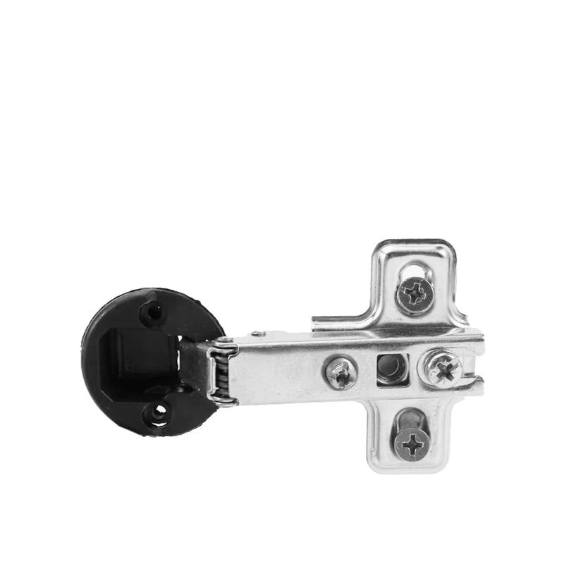 Zikra Glass Door Hinges 2 Pieces Cabinet Door Hinges Solf Close Hinge Invisible Furniture Hinges Straight Arm Hinges Match with 26mm Cup s(2 Pieces Glass Door Hinge) - Image 4
