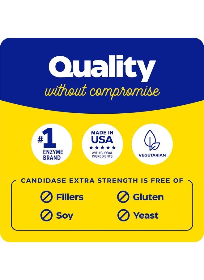 ENZYMEDICA - , Candidase Extra Strength, Advanced Cleansing Support, with Digestive Enzymes, Probiotics & Botanicals, 42 Count FFP - Image 1