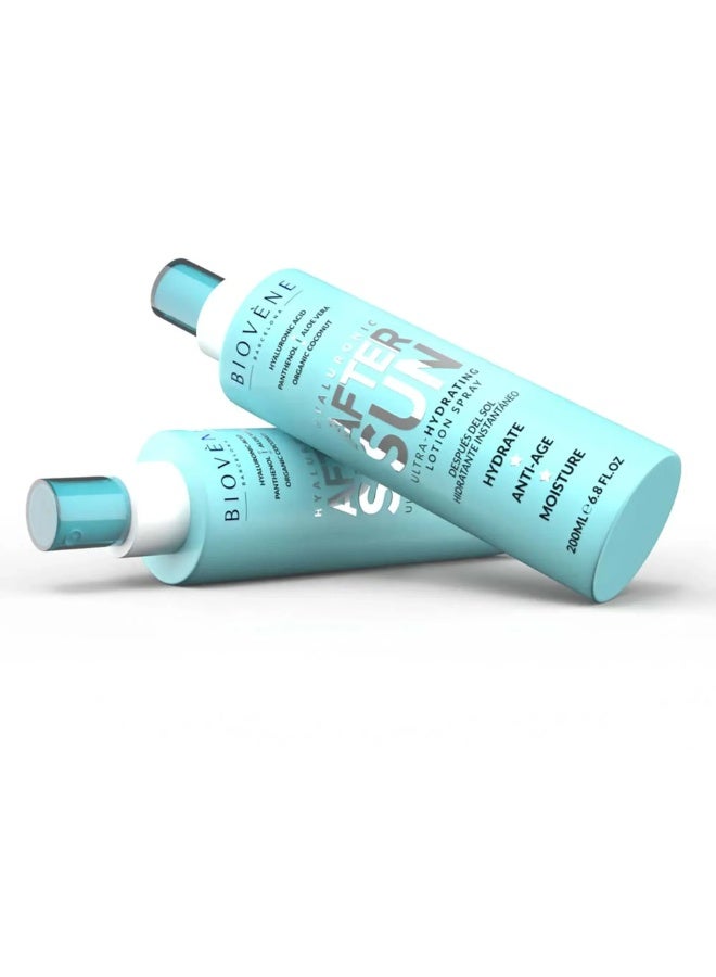Biovene Barcelona Hyaluronic After Sun Ultra-Hydrating Lotion Spray 200 ml - Image 3