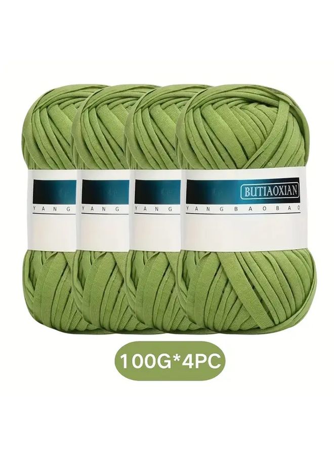 Light Grey Polyester Yarn For Crochet Knit DIY Baskets Bags Blankets Hats Scarves - Image 4