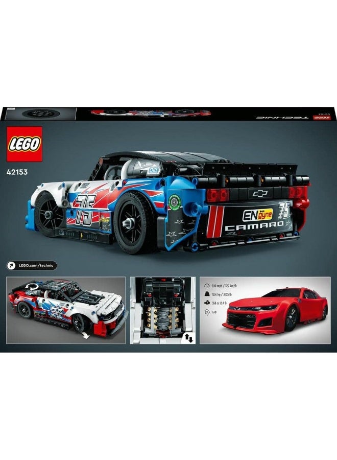 مجموعة ألعاب بناء LEGO® Technic™ NASCAR® Next Gen Chevrolet Camaro ZL1 42153 (672 قطعة)