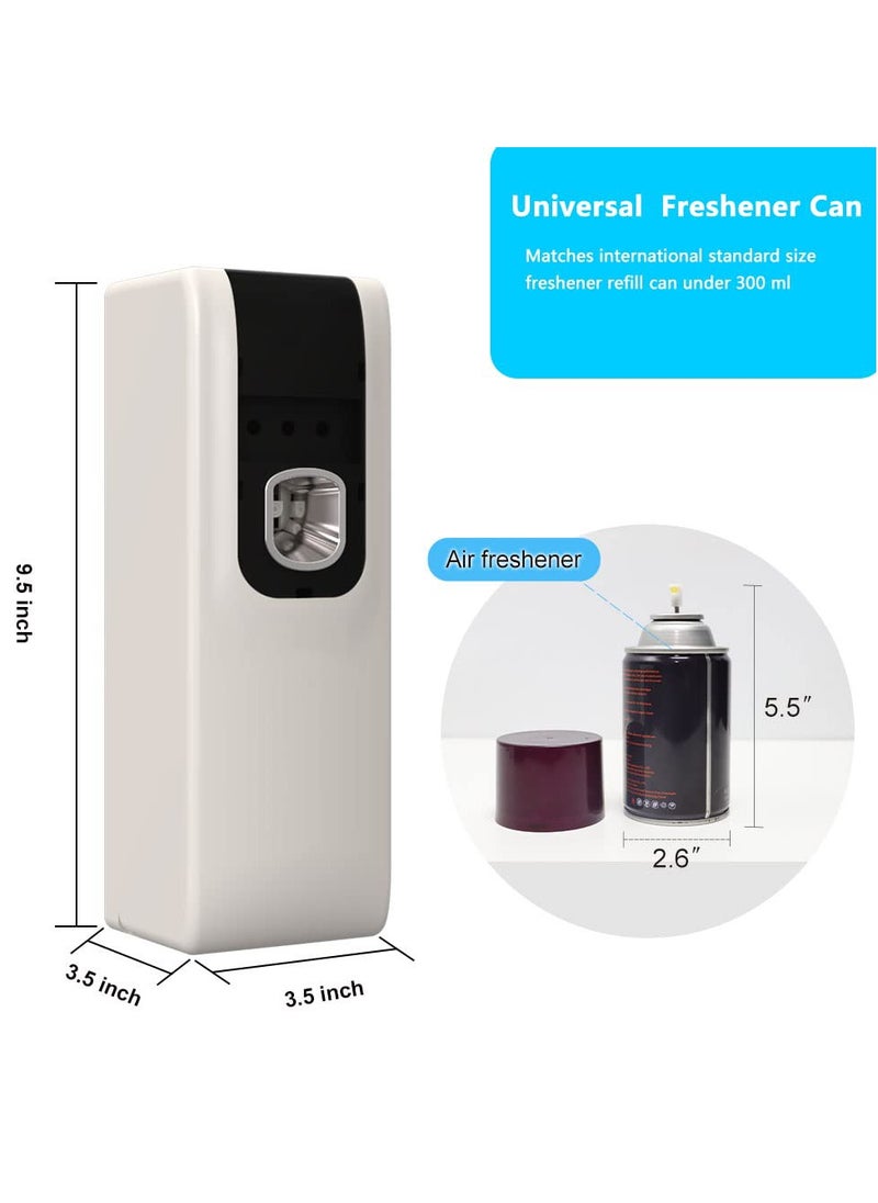 SYOSI - Automatic Air Freshener Spray Dispenser, Wall Mounted/Free Standing Auto Sensor Spray Dispenser for Bathroom Washroom Hotel Office (White) - Image 1