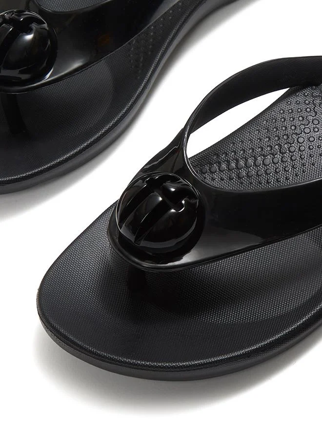 فيت فلوب iQUSHION GLOSSY-BUTTON FLIP-FLOPS