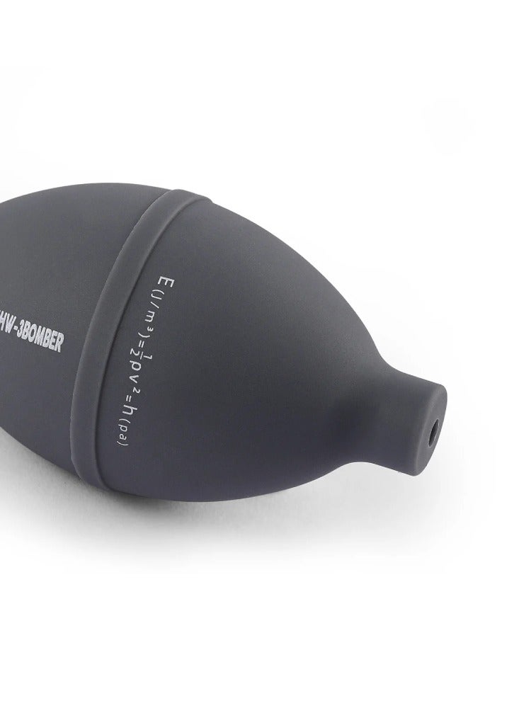 ام اتش دابيلو - ثري بومبار منفاخ هواء القهوة، منظف جزيئات القهوة، مادة السيليكون، رمادي - Image 3