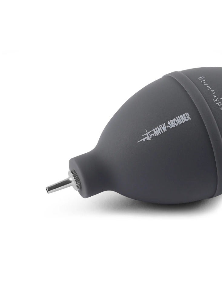 ام اتش دابيلو - ثري بومبار منفاخ هواء القهوة، منظف جزيئات القهوة، مادة السيليكون، رمادي - Image 4