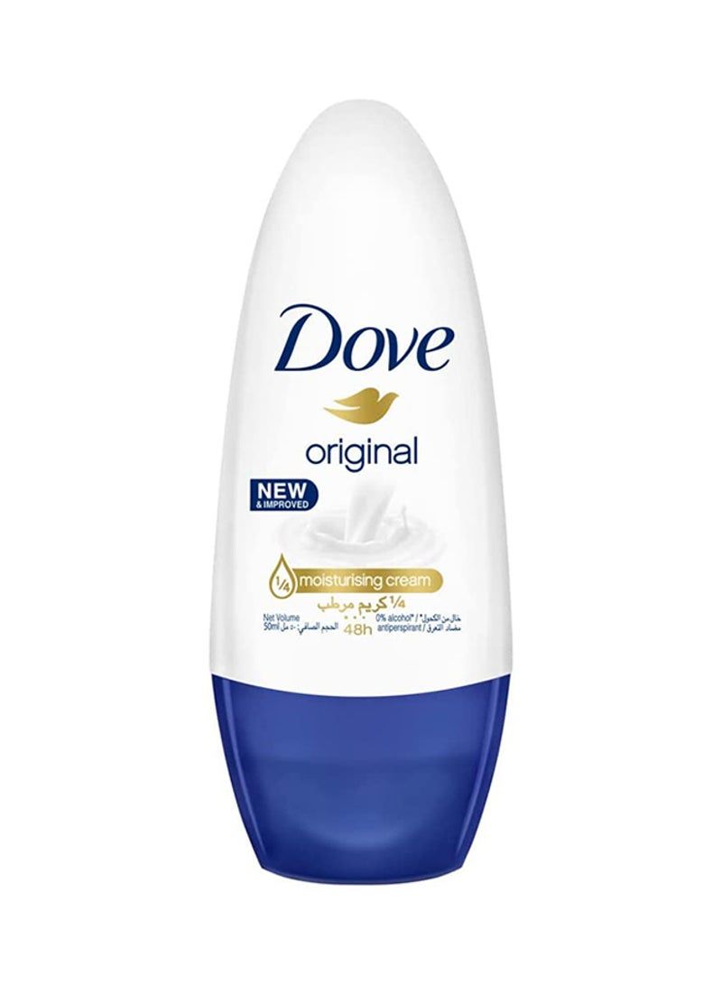 Dove Antiperspirant Deodorant Rollon 48 Hour Protection Original 50ml