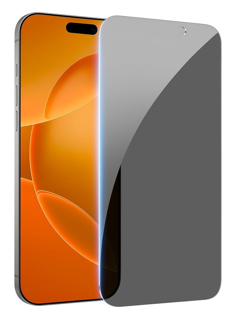 Glass Privacy Screen Protector for iPhone16proMAX  | Premium Anti-Spy Tempered Glass-9Hardness Impact Resistant  | HD Clear, Ultra-Sensitive Touch, Full Coverage Screen Protector Easy Installation - Image 2