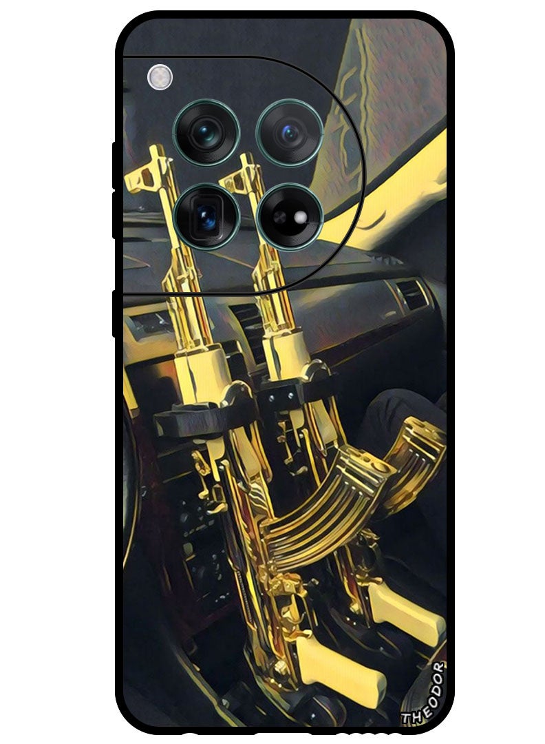 Theodor Protective Case Anti Scratch Shock Proof Bumper Cover For OnePlus 12 AK 47 Guns - Image 1