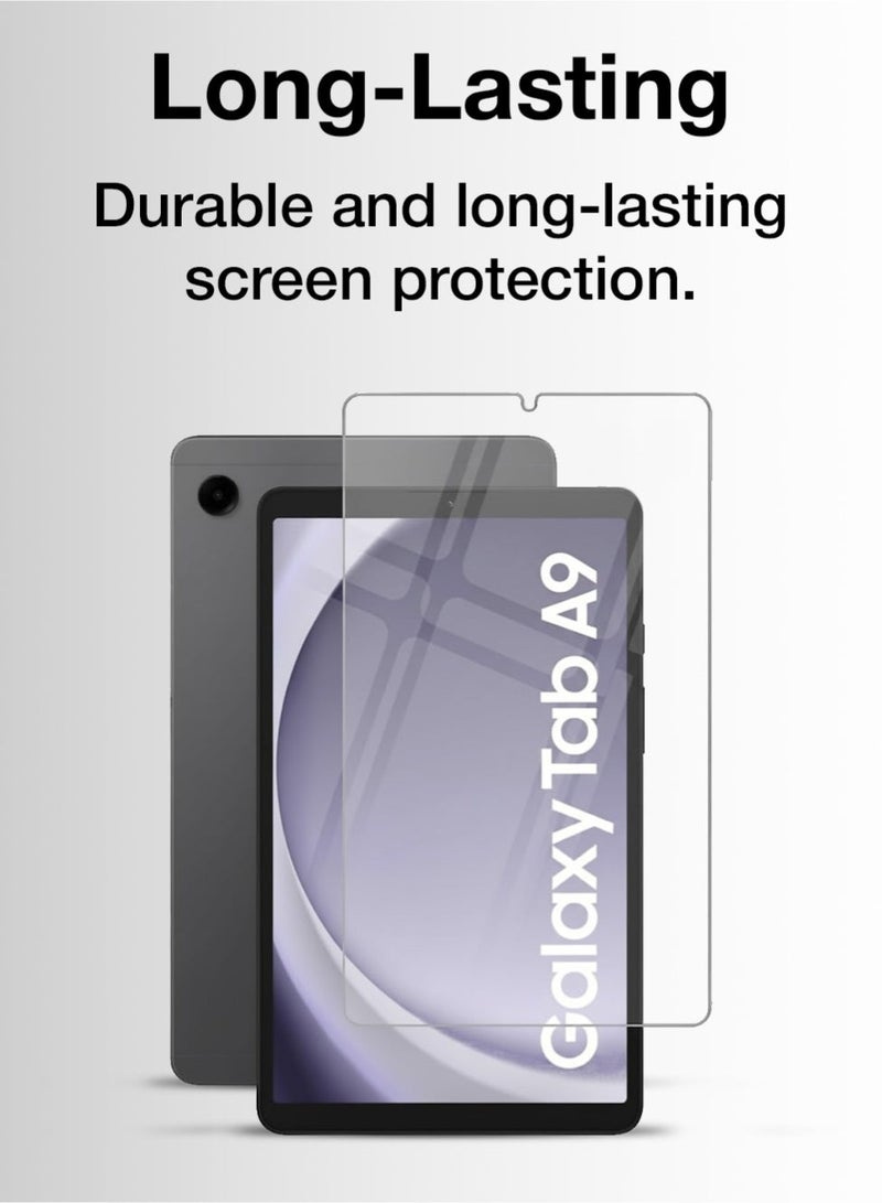 جلاسولوجي Samsung A9 Tempered Glass Screen Protector – 9H Hardness, Ultra Clear, Edge-to-Edge Fit - Image 4