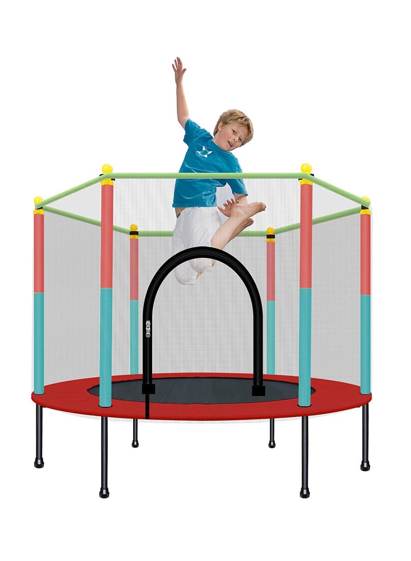 DubaiGallery Trampoline with Protection Net Adult Children Jumping Bed Enclosure Outdoor Trampolines Workout Fitness Equipment - Image 2