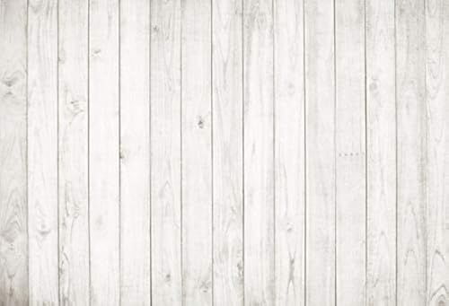 Yeele 7x5ft Vintage Wood Backdrop Retro Rustic White and Gray Wooden Floor Background for Photography Kids Adult Photo Booth Video Shoot Vinyl Studio Props - Image 1