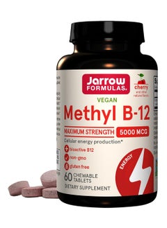 jarrow formulas Methylcobalamin Methyl B12 Supports Brain Cells 5000 Mcg 60 Lozenges  - Image 1