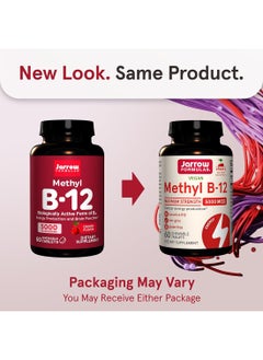 jarrow formulas Methylcobalamin Methyl B12 Supports Brain Cells 5000 Mcg 60 Lozenges  - Image 2