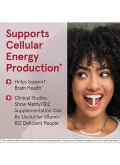 jarrow formulas Methylcobalamin Methyl B12 Supports Brain Cells 5000 Mcg 60 Lozenges  - Image 4