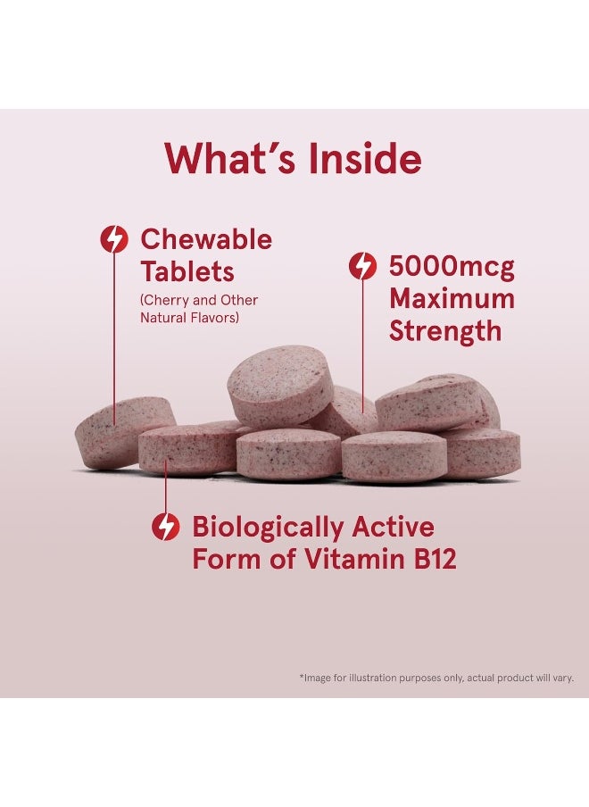 jarrow formulas Jarrow Formulas Methylcobalamin (Methyl B12), Supports Brain Cells, 5000 Mcg, 60 Lozenges  - Image 3