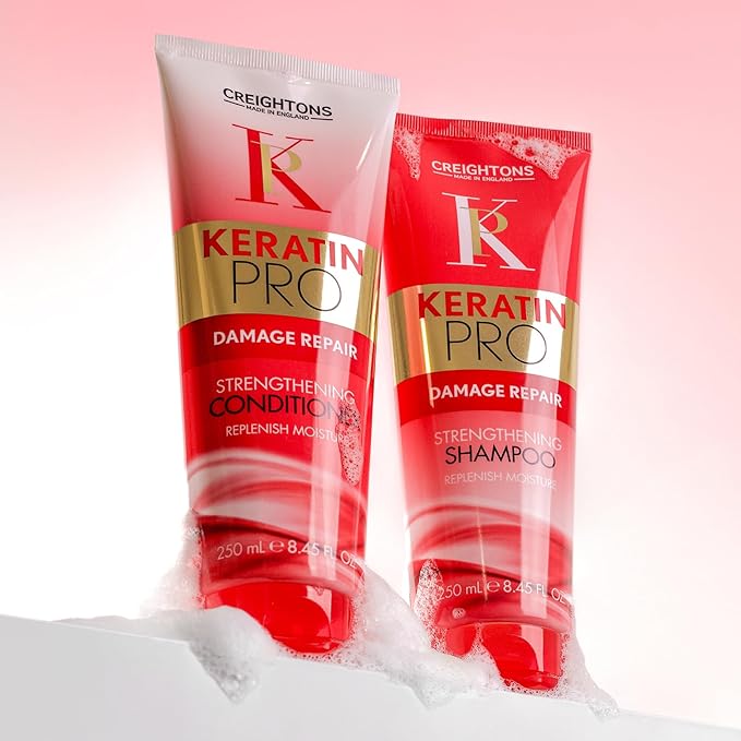 Creightons Pro Keratin Strength Repair Conditioner 250ml Helps Boost Keratin Levels For Silky Smooth More Manageable Hair For Dry Damaged Hair Pack of 2 - Image 3