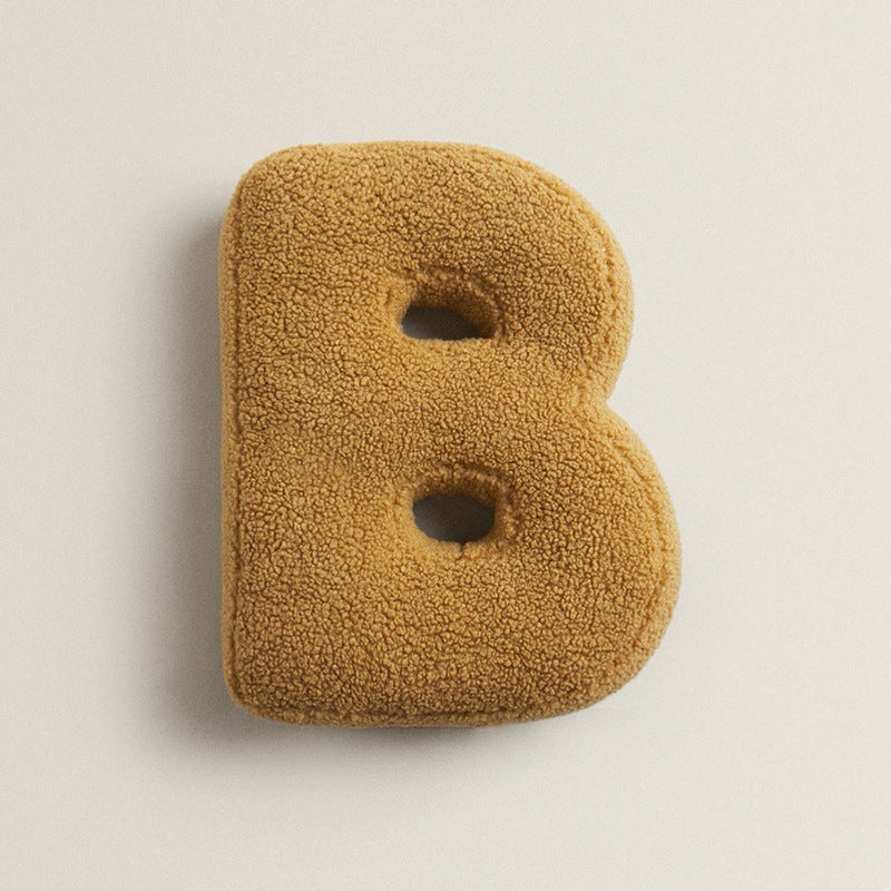 Creative English Letter Pillow 26 Alphabet Love Combination Personality Sofa Bedside Simple Shaped Pillow - Image 1