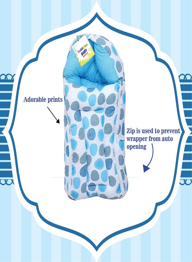 Toddylon Baby Gifts Set for New Born Unisex Clothing Gift Hamper 26 in 1 Products All Newborn Combo Hospital Kit | Clothes | Maternity Essentials | Infant Essential | Baby Shower (0-6 Months) (Blue) - Image 3