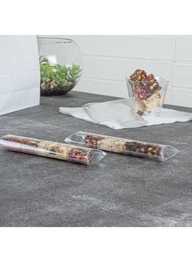 Restaurantware 7 x 2 Inch Wedding Favor Boxes, 100 Pillow Transparent Candy Boxes - For Weddings, Baby Showers, And Birthday Parties, Packages Treats Or Gifts, Clear Plastic Party Favor Container, - Image 4