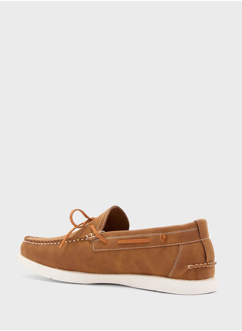 روبرت وود Suede Boat Shoes