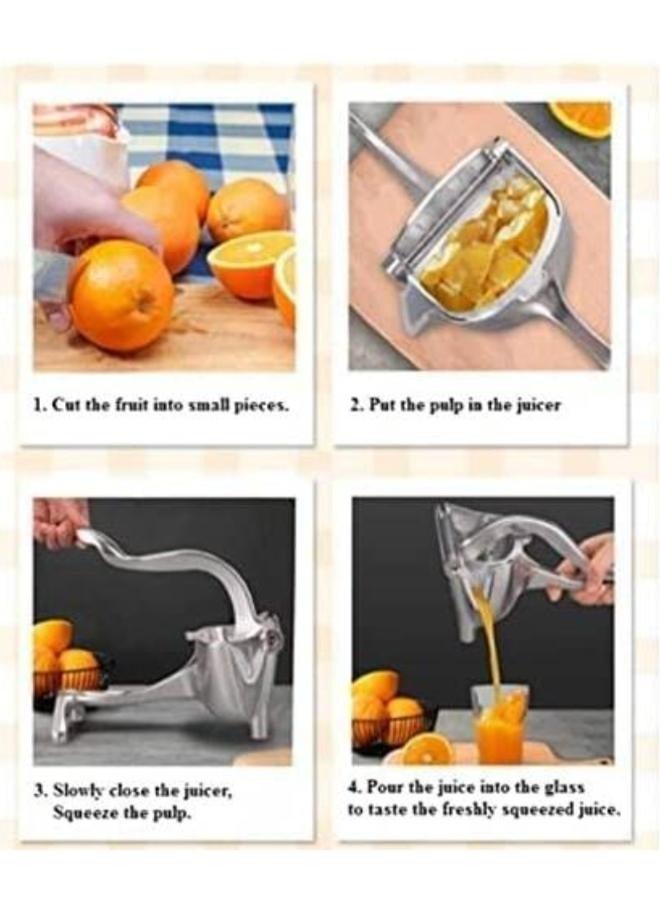 Manual Fruit Juice Squeezer Press Household Kitchen Tool Citrus Extractor - Image 3