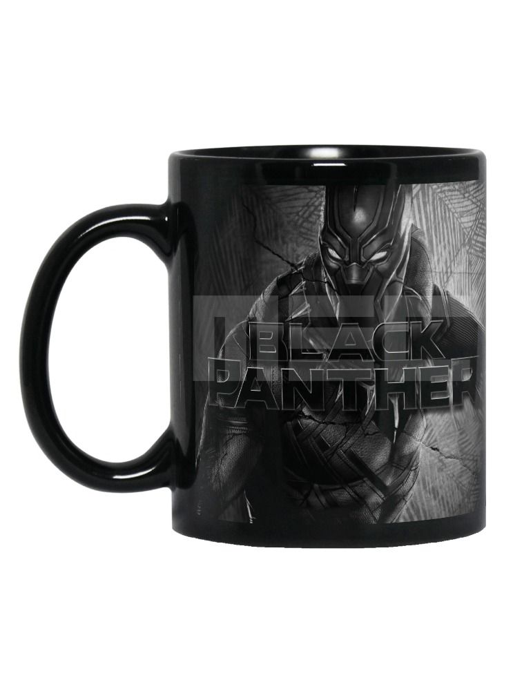 إم إي سي كوب قهوة بتصميم ملفوفة بالكامل حول النمر الأسود 11 أونصة أسود - Image 1