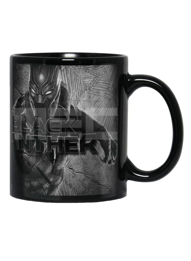 إم إي سي كوب قهوة بتصميم ملفوفة بالكامل حول النمر الأسود 11 أونصة أسود - Image 2