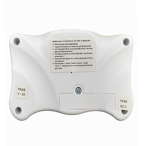 weelye Wellye 2.4G Bluetooth Remote Control White Button Transmitter Accessories Kids Powered Wheels Children Electric Ride On Toy Car Replacement Parts - Image 5