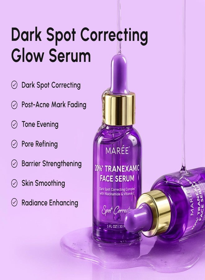 MAREE 20% Tranexamic Acid Serum Complex with Niacinamide & Vitamin C – Serum for Face & Body Dark Spot Corrector – Age Spots Hyperpigmentation Care Remover – Brightening Acido Tranexamico para Manchas - Image 3