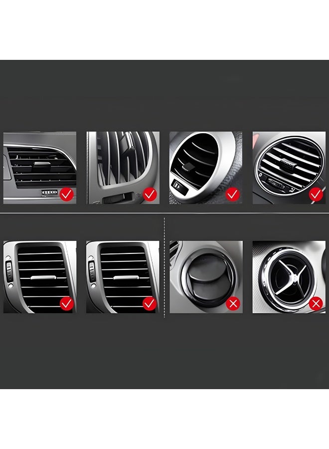 أروما معطر جو أروما كار هيكس بوليمر أسود يدوم طويلاً، عطر طبيعي، مقاوم للانسكاب، مشبك فتحة تهوية للسيارة، موزع هواء محسن للمزاج، تنشيط تدفق الهواء، ملحق سيارة أسود أنيق، مناسب عالميًا للفتحات، رائحة منعشة قوية - Image 4