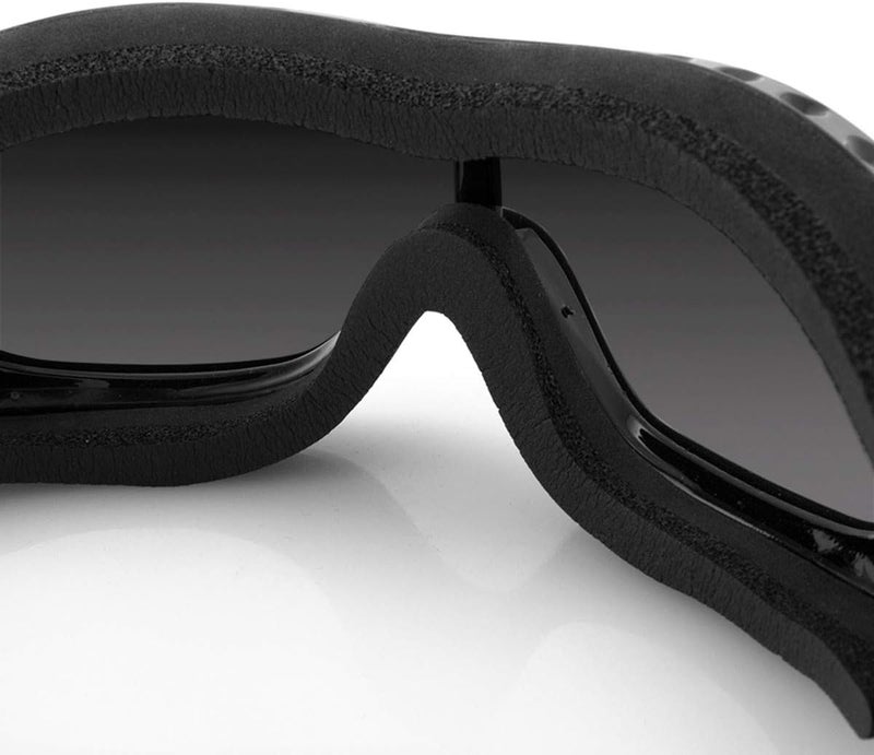 Bobster Night Hawk Goggles with Gloss Black Frame and Smoked Photochromic Lens - Image 5