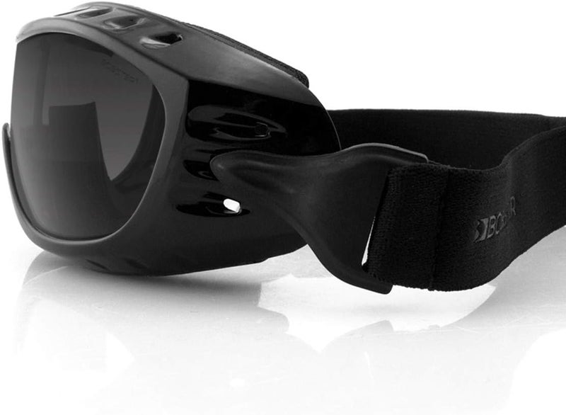 Bobster Night Hawk Goggles with Gloss Black Frame and Smoked Photochromic Lens - Image 2