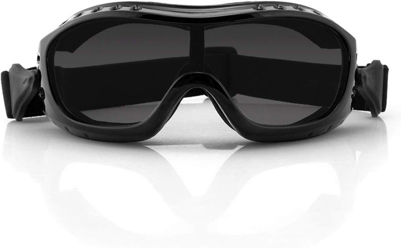 Bobster Night Hawk Goggles with Gloss Black Frame and Smoked Photochromic Lens - Image 3
