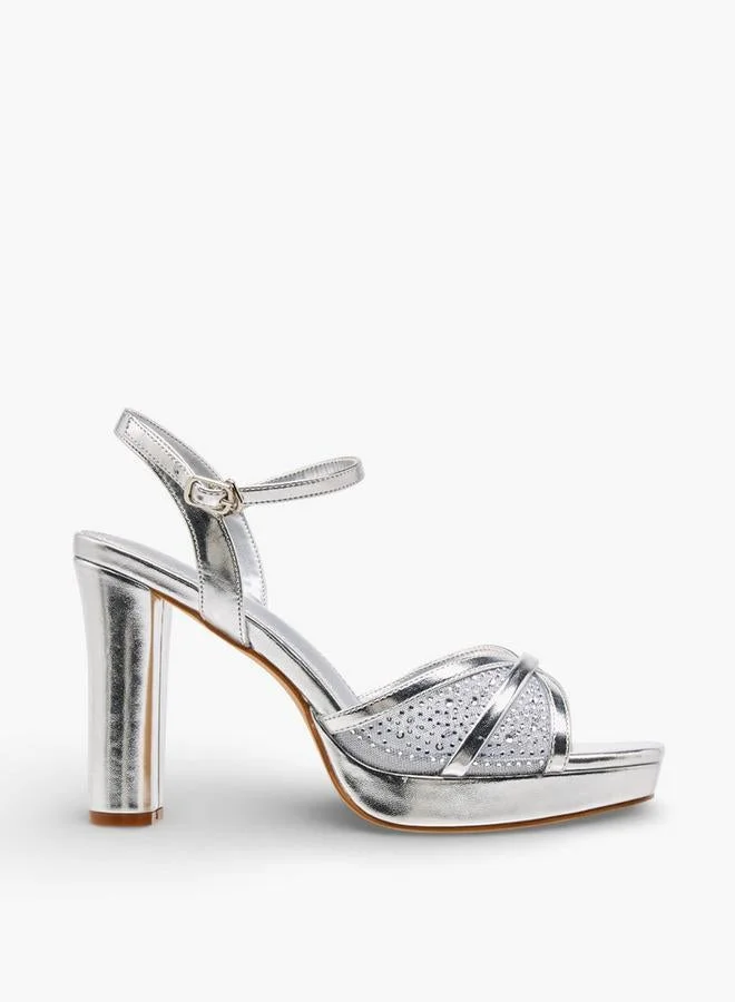 Flora Bella Women Block Heel Ankle Strap Sandals