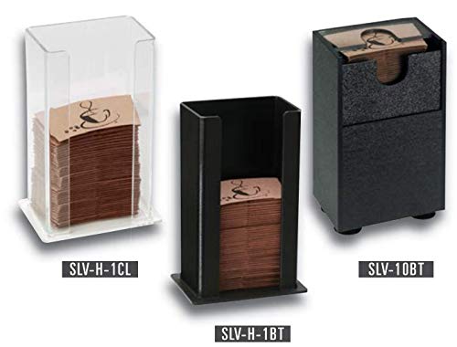 Dispense-Rite SLV-H-1BT Countertop Coffee Sleeve Dispenser, Black - Image 3