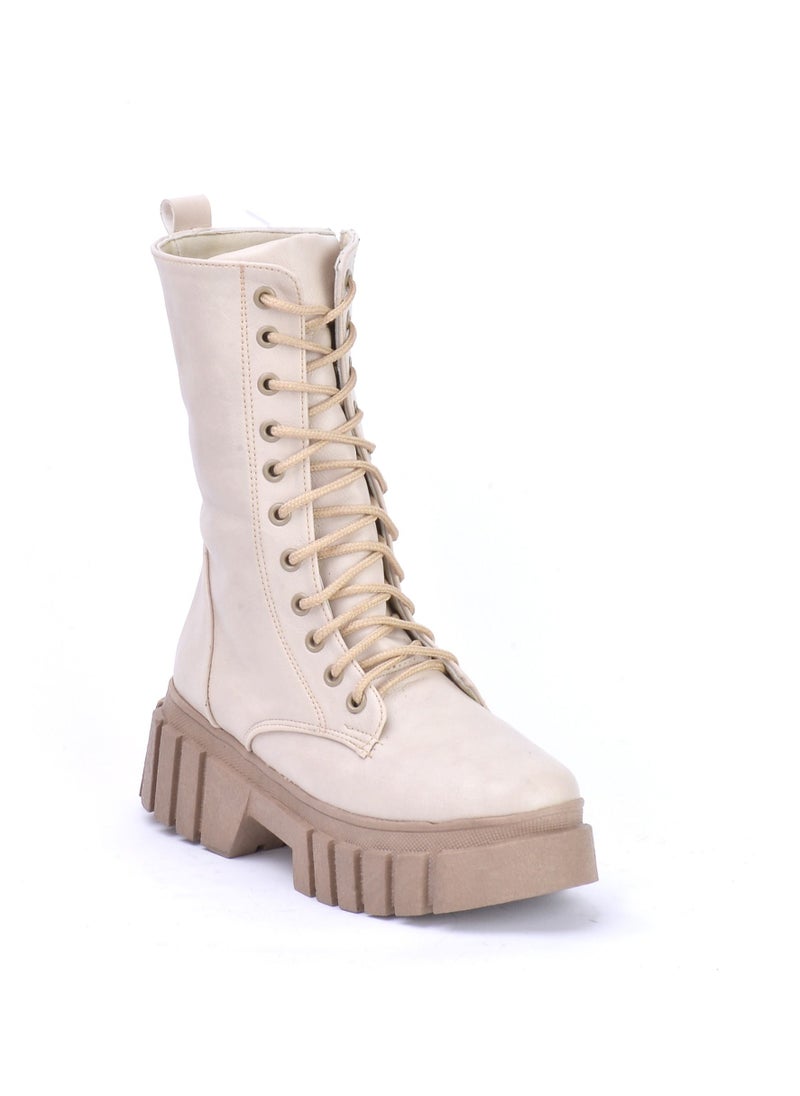 LIFESTYLISH - Lifestylesh E-75  Hand Stylish Leather By Ligament And Zippers - Beige - Image 1