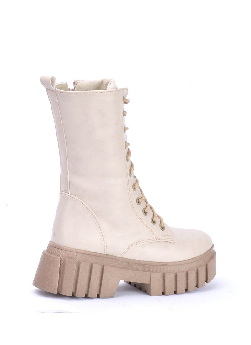 LIFESTYLISH - Lifestylesh E-75  Hand Stylish Leather By Ligament And Zippers - Beige - Image 1