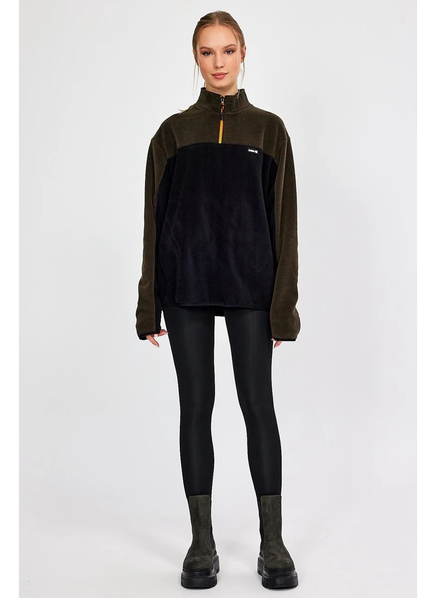 الكسندر جاردي Half Zip Oversize Fleece (E21-81100)
