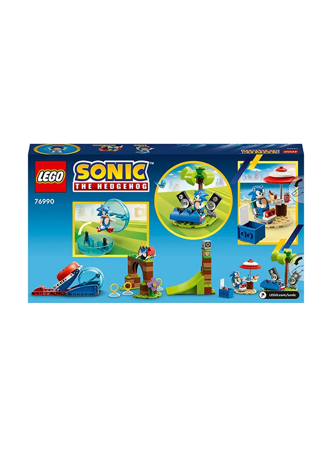 LEGO LEGO Sonic the Hedgehog 76990 Sonic and Speedball Challenge Set; For children 6 years or older; Includes a fastball and Sonic launcher for exciting fun, gifts for boys and girls (292 pieces)