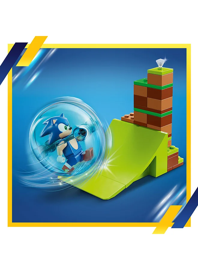 LEGO LEGO Sonic the Hedgehog 76990 Sonic and Speedball Challenge Set; For children 6 years or older; Includes a fastball and Sonic launcher for exciting fun, gifts for boys and girls (292 pieces)