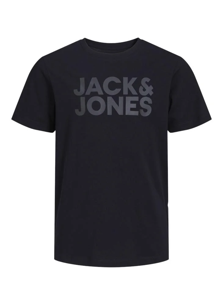 Jack & Jones Junior Youth Logo Crew Neck T-Shirt
